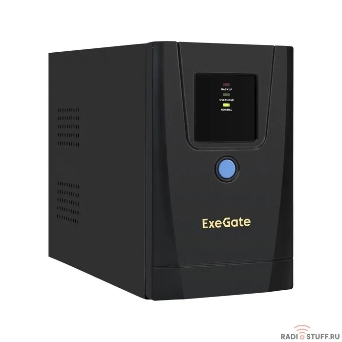 Exegate EX292777RUS ИБП ExeGate SpecialPro UNB-900.LED.AVR.1SH.2C13 <900VA/500W, LED, AVR,1*Schuko+2*C13, металлический корпус, Black>