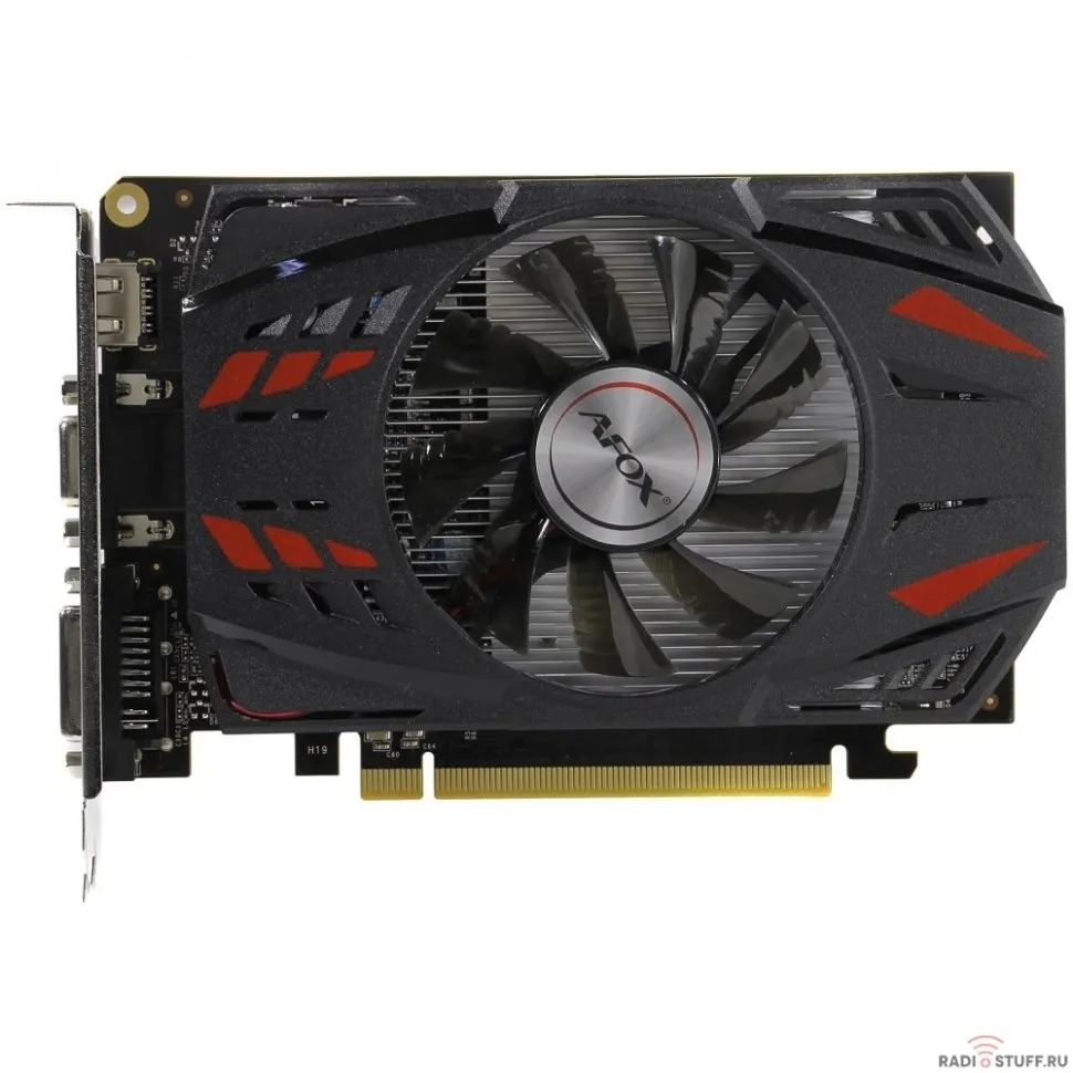 Видеокарта Afox GT730 4GB GDDR5 128bit ATX Single Fan VGA DVI HDMI RTL {30} (780612) (AF730-4096D5H5) 