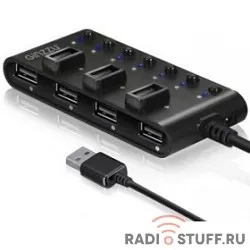 HUB GR-487UB Ginzzu USB 2.0 7 port 