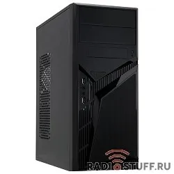 PowerCool S1007BK 450W {Тип: Midi-Tower, цвет: черный, форм-фактор: ATX, mATX, блок питания: 450 Вт, вентилятор: 120 мм, размеры: 175 x 407 x 362 мм, дополнительно: USB x2, наушники, микрофон}