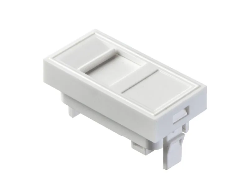 Вставка 45х22,5мм, со шторкой для Кейстоуна RJ11, RJ45, Netko