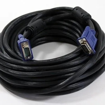 Кабель VCOM 20m SVGA 15M-15M 2 фильтра VVG6448-20MC