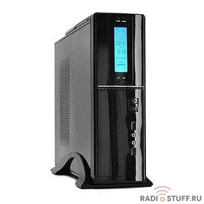 PowerCool Корпус S0506-300W (Desktop, Black, SFX 300W-80mm, 24+8pin, LCD + датч. темп.3шт)