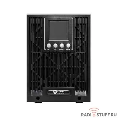 UPS Сайбер Электро ЭКСПЕРТ-2000 Онлайн, Напольное исполнение 2000ВА/1600Вт. USB/RS-232/SNMPslot  (2 EURO + 2 IEC С13) (12В /7Ач. х 4)