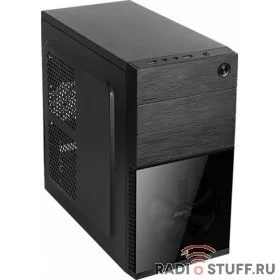 Miditower Aerocool "Cs-105 Black ", mATX, черный w/o PSU [152533]