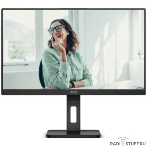 LCD AOC 23.8" 24P3CV черный {IPS 1920x1080 75Hz 4ms 178/178 300cd 1000:1 HDMI DisplayPort1.2 4xUSB3.2 USB-C MM RJ45}