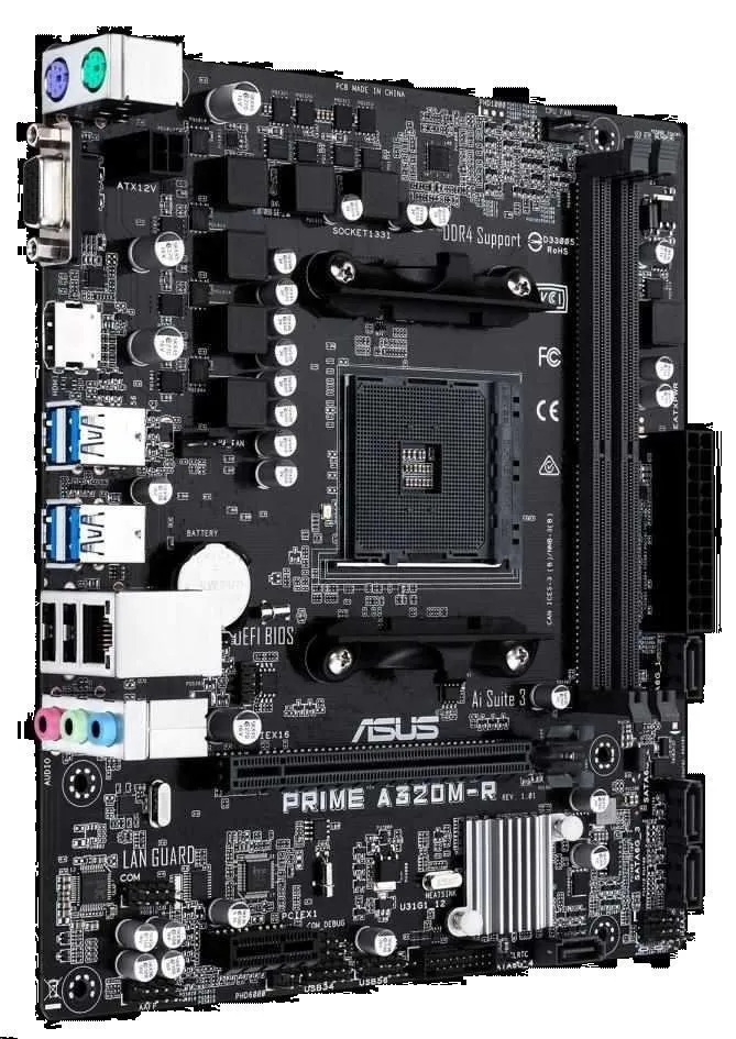 Материнская плата AMD A320 SAM4 MATX PRIME A320M-R-SI ASUS