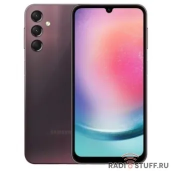 Смартфон Samsung SM-A245F Galaxy A24 128Gb 4Gb темно-красный моноблок 3G 4G 6.4" 1080x2340 Android 13 50Mpix 802.11 a/b/g/n/ac NFC GPS GSM900/1800 GSM1900