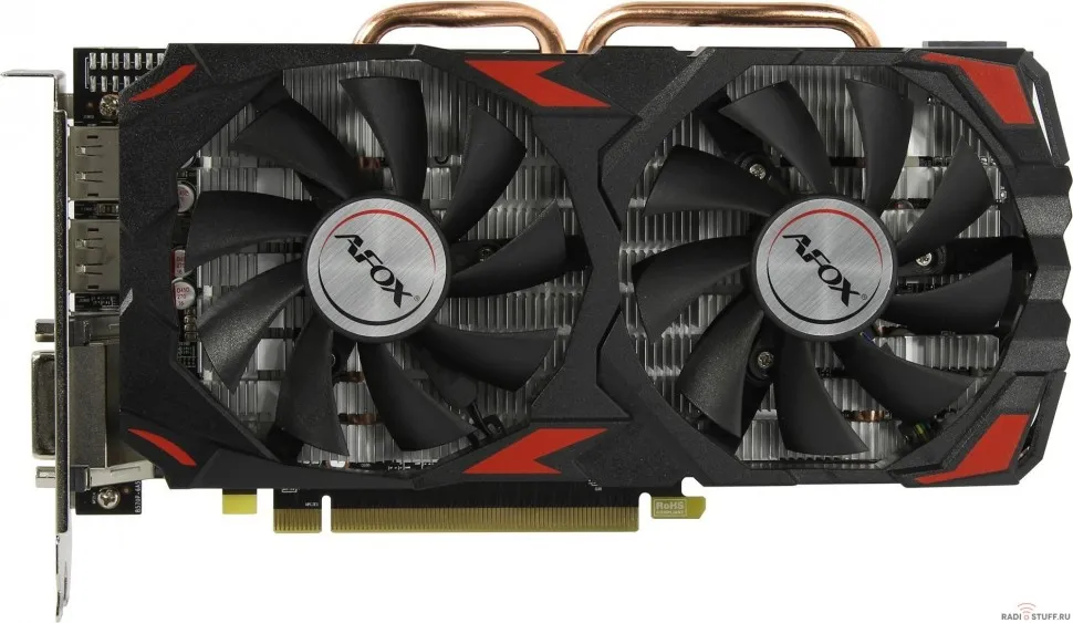 Видеокарта Afox RX570 8GB GDDR5 256BIT HDMI 3xDP (AFRX570-8192D5H3-V2) RTL 