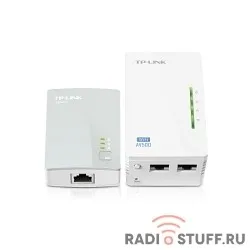 TP-Link TL-WPA4220KIT AV500/AV600 Комплект N300 Wi-Fi Powerline адаптеров