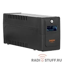Exegate EP285559RUS ИБП ExeGate Power Smart ULB-600.LCD.AVR.C13.RJ.USB <600VA/360W, LCD, AVR, 4*IEC-C13, RJ45/11, USB, Black>