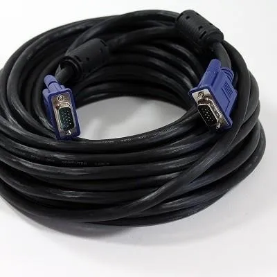 Кабель VCOM 10m SVGA 15M-15M 2 фильтра VVG6448-10MC