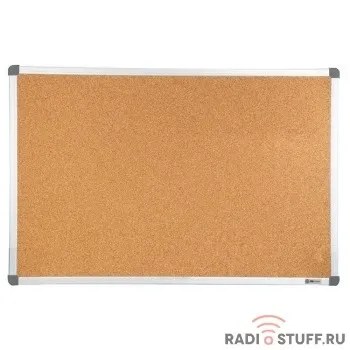 Cactus CS-CBD-60X90 Демонстрационная доска, пробка/алюминий пробковая 60х90см алюминиевая рама коричн.