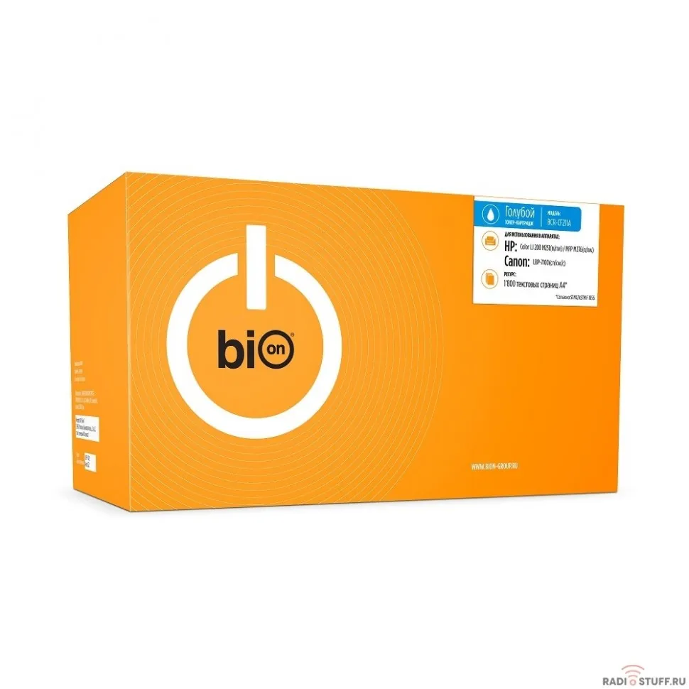 Bion CF211A Картридж для HP LaserJet Pro M251/M276 (1800  стр.), Голубой