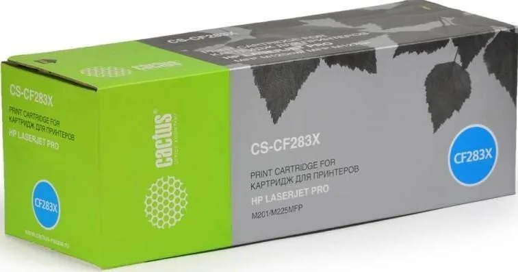 Картридж BLACK /M225DN/M201/M202 2.2K CS-CF283X CACTUS