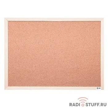Cactus CS-CWBD-60X90 Демонстрационная доска, пробка/ пробковая 60х90см деревянная рама коричневый