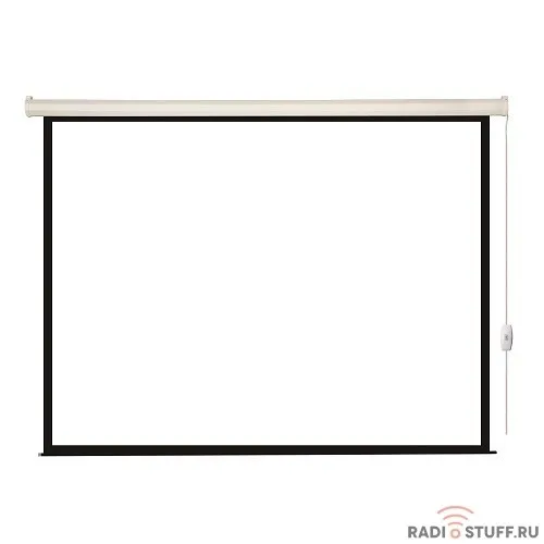 Lumien Eco Control [LEC-100104] Экран с электроприводом 244x244 см (раб. область 236х236 см) Matte White черная кайма по периметру 1:1                                                                  