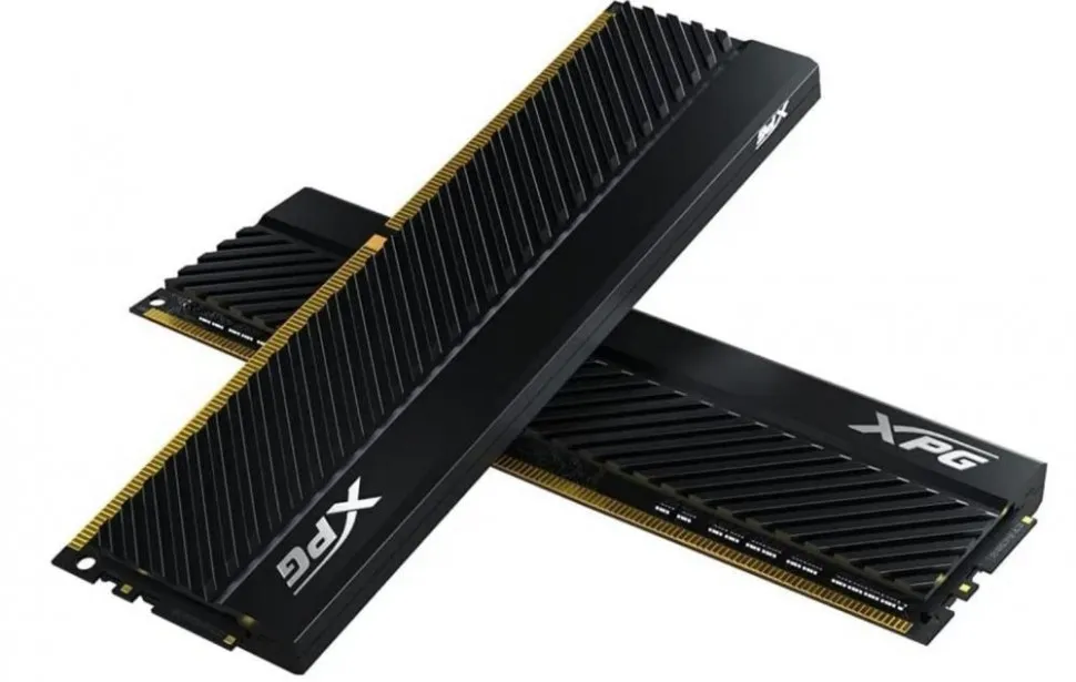 Модуль памяти ADATA XPG Gammix D45 Gaming DDR4 Общий объём памяти 16Гб Module capacity 8Гб Количество 2 3600 МГц Множитель частоты шины 18 1.35 В RGB черный AX4U36008G18I-DCBKD45