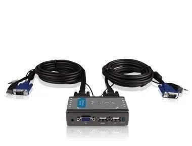 KVM-переключатель D-Link KVM-221, 2PORT W/AUDIO  