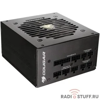 Cougar GEX850 Блок питания (Модульный, Разъем PCIe-6шт,ATX v2.31, 850W, Active PFC, 120mm Fan, 80 Plus Gold) [GEX850] Retail
