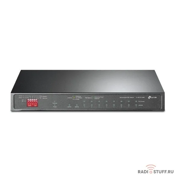 TP-Link TL-SG1210MP 10-портовый гигабитный настольный коммутатор на 8 портов PoE+