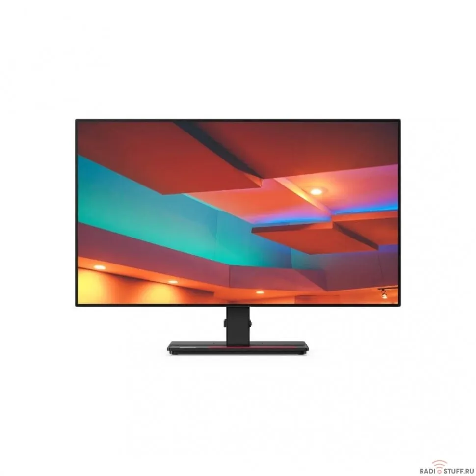 LCD Lenovo 27" ThinkVision P27h-20 [61E9GAT6] {IPS 2560x1440 4ms 1000:1 350cd 178/178 1xHDMI1.4 1xDisplayPort1.2 1xDP(Out)1.2 1xUSB-C 4xUSB3.1 RJ-45 Speakers}