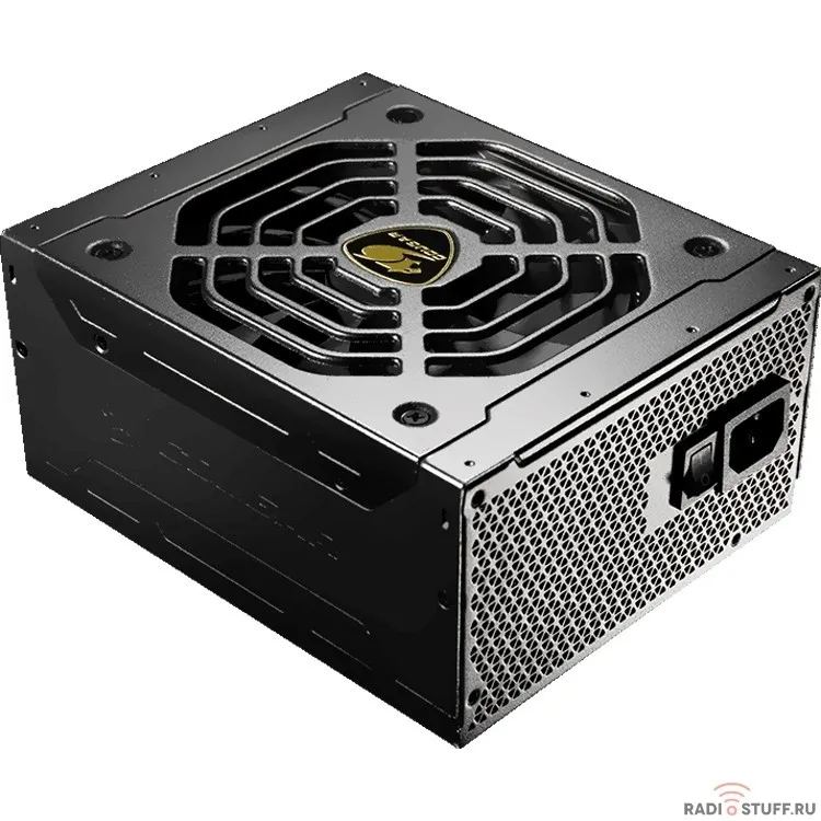 Cougar GEX1050 (Модульный, Разъем PCIe-8шт, ATX v2.31, 1050W, Active PFC, 135mm Fan, 80 Plus Gold, LLC converter, DC-DC, Japanese capacitors) [GEX1050] Retail