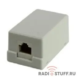 Розетка внешняя RJ-45, cat.5е, 1порт, 5bites