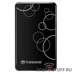 Transcend Portable HDD 1Tb StoreJet TS1TSJ25A3K {USB 3.0, 2.5", black}