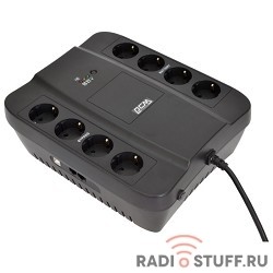 UPS PowerCom SPD-1000U {Line-Interactive, 1000VA / 550W, Tower, Schuko, USB}