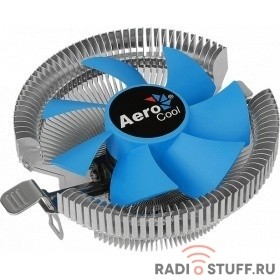 Устройство охлаждения(кулер) Aerocool Verkho A-3P Soc-FM2+/AM2+/AM3+/AM4 3-pin 29dB Al 100W 230gr Ret