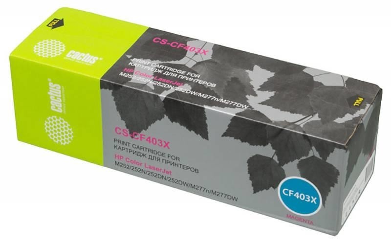 Картридж MAGENTA /M252/252N/252DN 2.3K CS-CF403X CACTUS