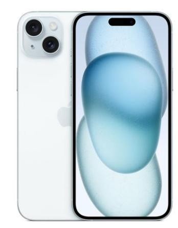 Смартфон APPLE IPHONE 15 PLUS/128 Гб RAM 6Гб синий/Наличие WiFi/Наличие 3G/LTE/Наличие 4G/5G/Only eSIM MTXD3ZA/A