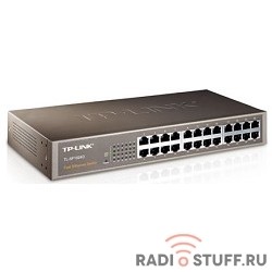 TP-Link TL-SF1024D 24-портовый 10/100 Мбит/с настольный/монтируемый в стойку коммутатор SMB